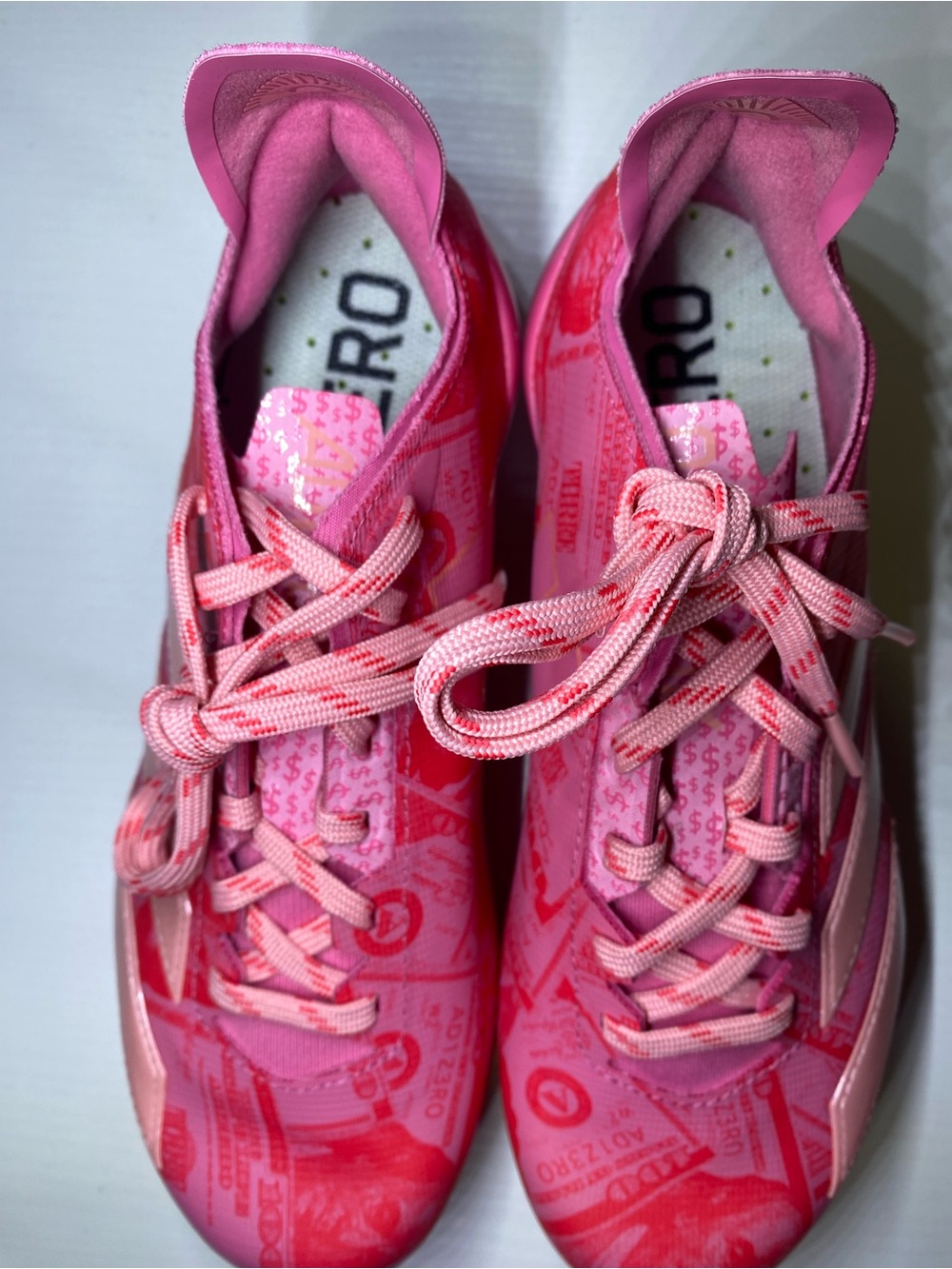 Adidas Pink Kids Athletic Cleats